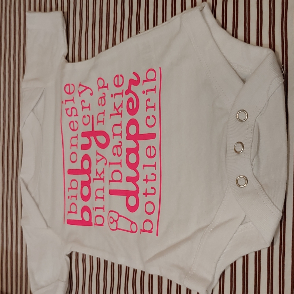 3 FOR $18 NEW ONESIE ...BABY DIAPER